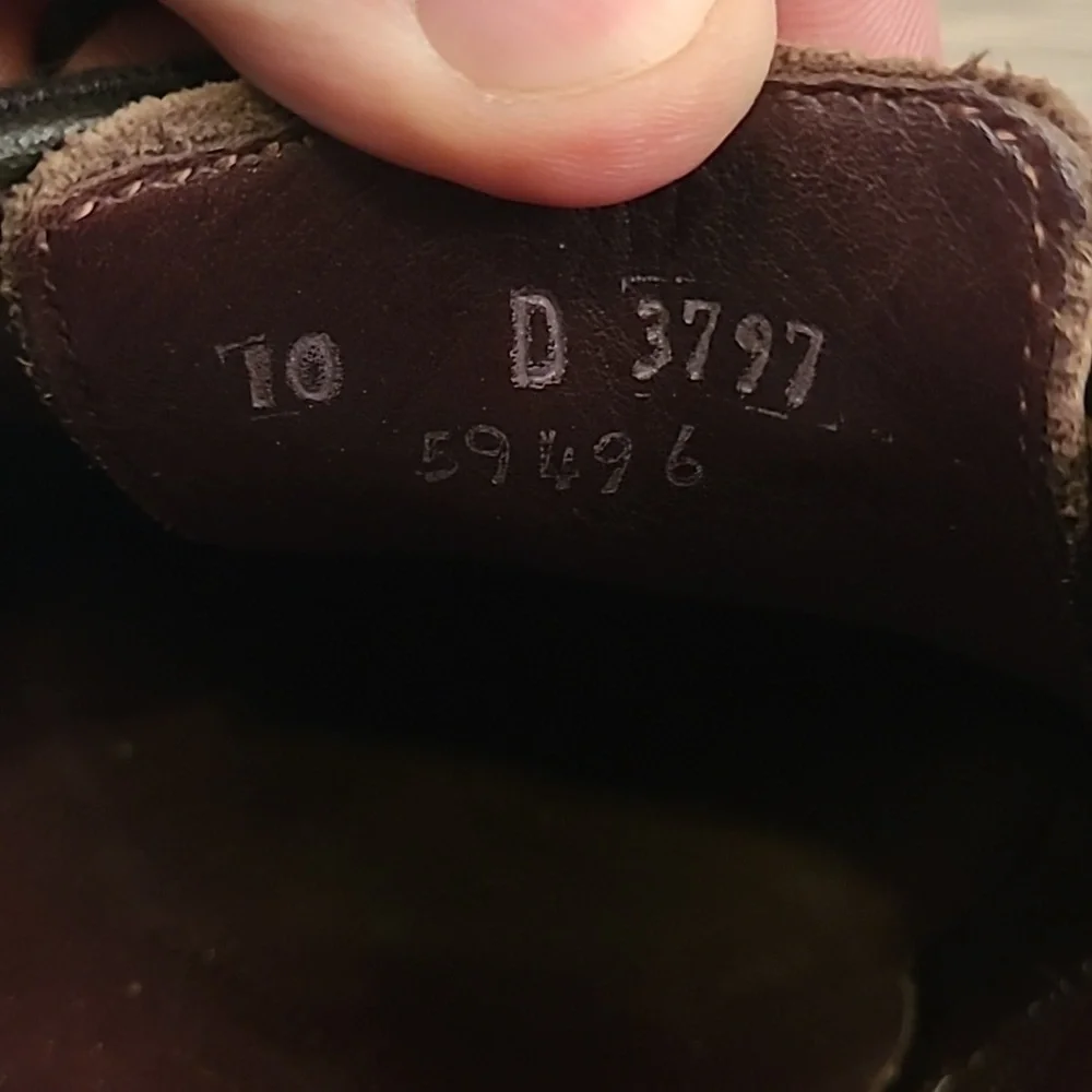 ALLEN EDMONDS Surrey Grey Brown Leather Sz 10 D Blucher‎ Lace Up Mens Shoes